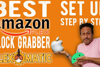 develop amazon flex bot, auto grabber bot, block bot, amazon driver bot