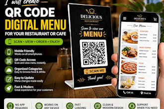 create a restaurant qr code digital menu website