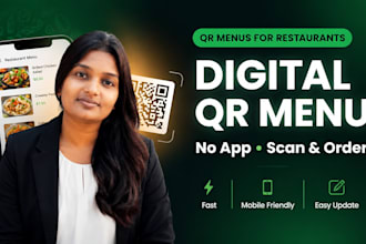 create a restaurant qr code digital menu website