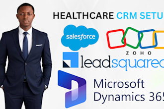 setup your healthcare crm on leadsquared microsoft365 zoho salesforce
