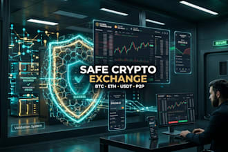 exchange fiat money to usdt, btc, eth and convert crypto to cash securely