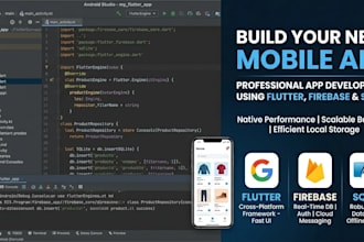 build your android mobile app with flutter and firebase or sqlite