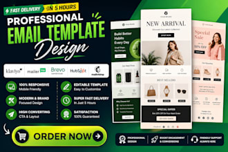 design klaviyo mailerlite brevo hubspot and mailchimp email templates