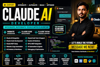 expert claude ai developer integrate automate claude website claude code tutor