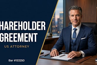draft a comprehensive shareholder agreement to protect your equity