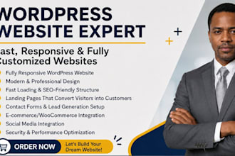 wordpress  website using elementor brizy oxygen breakdance thrive beaver builder