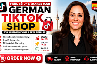 setup german tiktok shop, shopify integration tiktok shopify for sales