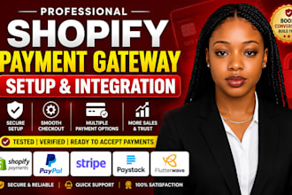 setup shopify payment gateway, shipping, taxes and checkout customization