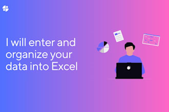 organize and enter your data into excel with vlookup and pivottable summary