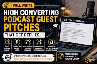 write high converting podcast guest pitches that get replies
