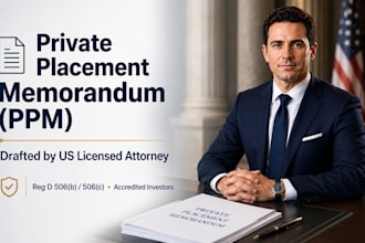 draft a compliant private placement memorandum ppm for US investors