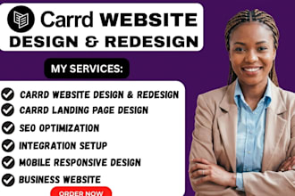 carrd website carrd landing page carrd co, website design, redesign carrd