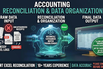 do professional bookkeeping and bank reconciliation in excel