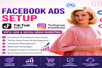 be your facebook ads campaign manager, run fb ads campaign, shopify fb ad