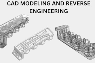 do reverse engineering from 3d scan, stl, obj and photo to step cad model