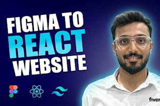 convert figma to react website