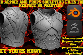 do custom 3d armor model 3d mask 3d helmet 3d sword armor props
