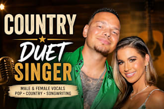 be your duet singer, pop vocalist, songwriter and country singer