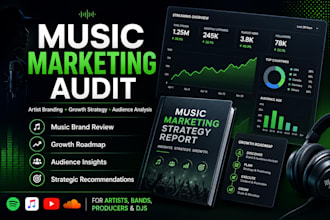 audit your music brand and create a custom artist growth strategy