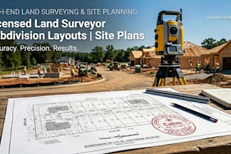 do licensed land surveyor property site plan plot plan and subdivision permit