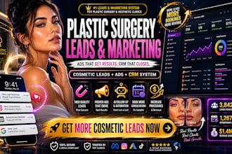 plastic surgery leads cosmetic, botox leads aesthetic clinic ads, crm system