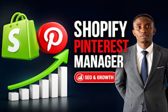 be your pinterest marketing manager and growth expert for shopify