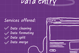 clean, format, merge, split excel data