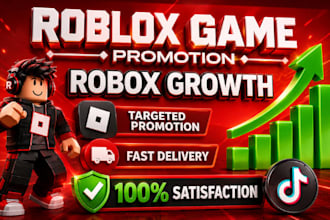 roblox server promotion, group, advertise your roblox game to 100k gamers