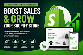 do shopify marketing and promotion to boost sales  grow store
