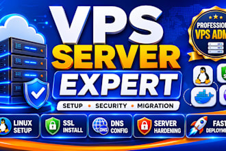 setup secure and optimize your vps server professionally