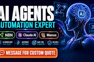 build custom ai agents n8n automation workflows and claude ai integrations