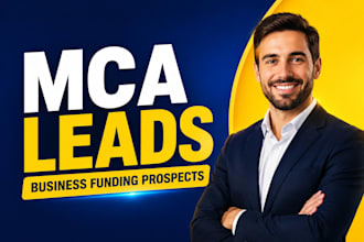 generate verified mca leads, business loan leads, and b2b prospects