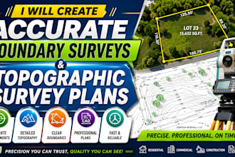 do create accurate boundary surveys and topographic survey plans