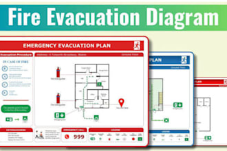 create emergency fire escape and evacuation plan