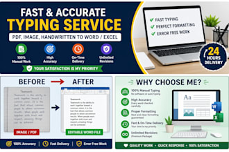 fast and accurate typing service