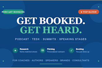 do podcast booking, speaker outreach, and guest pitch for authors, ai, coaches