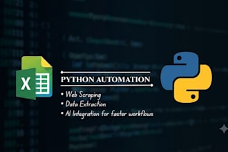 write a python script for web scraping and task automation
