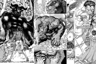 draw light novel cover manga graphic novel comic book cover webtoon comic art