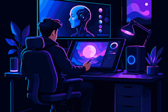 create unique logo design and ai artwork