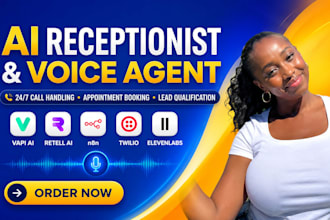 create ai receptionist, ai calling agent, vapi ai voice agent automation