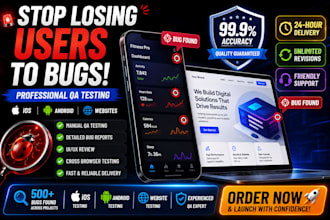 test and review your ios android app and website
