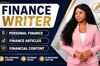 be your expert personal finance and financial content writer