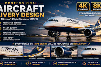 do eric craft livery for msfs 2020 and 2024 microsoft flight simulator xplane