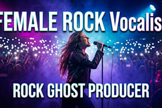 be your female rock vocalist for rock music