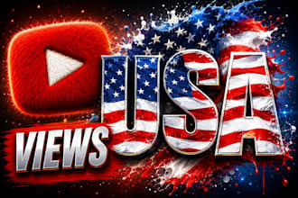do organic USA youtube video promotion to USA audience for your channel growth