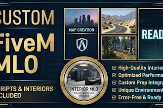 develop fivem mlo, custom fivem mlo, map creation, fivem ready