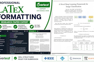 professionally format your research paper in latex overleaf