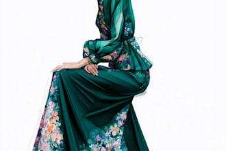 draw a fashion illustration or sketch
