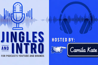 compose jingle for advertisement brand podcast theme song