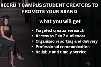 recruit campus student creators to promote your brand